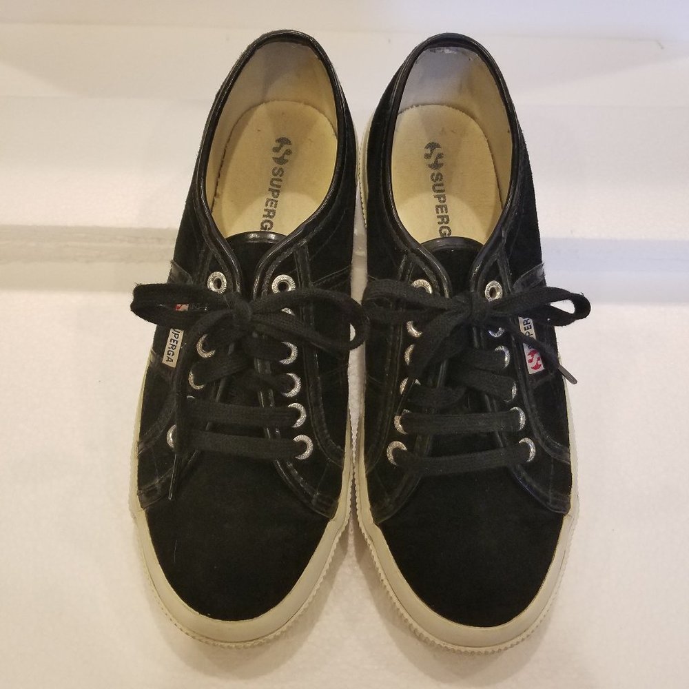 Superga Women's Sneakers Black Size 7-1/2